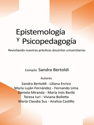 cover image of Epistemología y Psicopedagogía